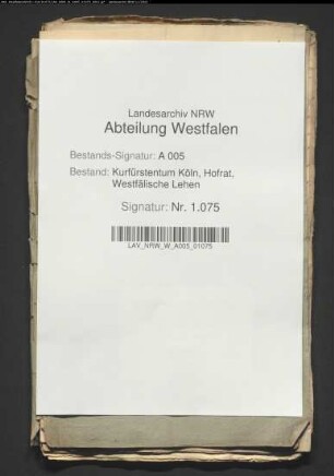Die Vormundschaft des minderjährigen August Friedrich von Dalwigk und die Belehnung mit dem Burgsitz zu Medebach