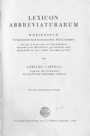 Lexicon abbreviaturarum