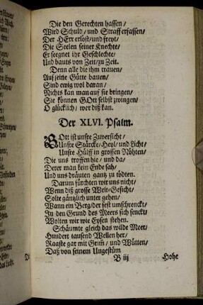 Der XLVI. Psalm