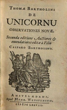 De Unicornu observationes novae