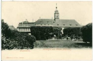 Seußlitz. Rittergut und Kirche