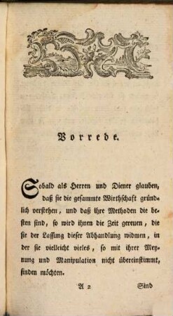 Die Landwirthschaft für Herren und Diener