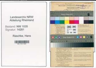 Entnazifizierung Hans Raschke , geb. 08.04.1907 (Techniker)