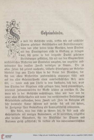 Geheimbünde