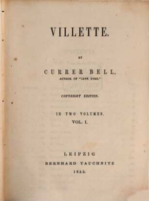 Villette, 1