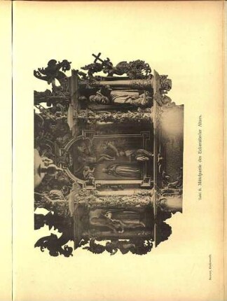 Tafel II. Mittelpartie des Eckernförder Altars.