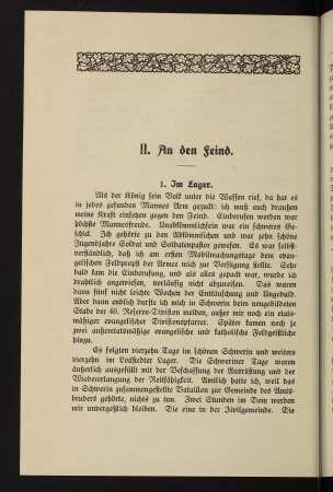 36-60, II. An den Feind