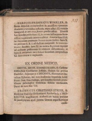 Ex Ordine Medico.