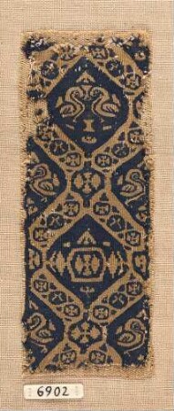 Fragment eines Streifens mit Rautenmuster