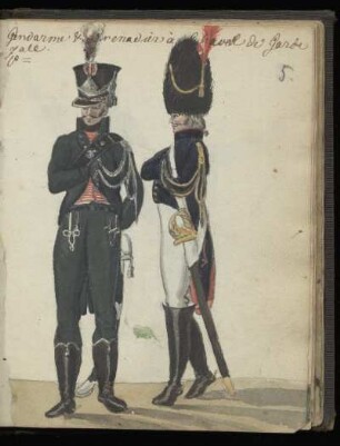 Gendarm und Grenadier der ksl. Garde