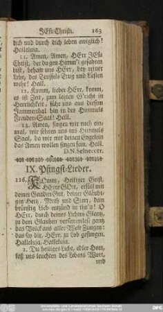 IX. Pfingst-Lieder.