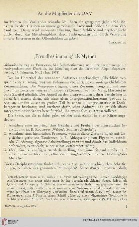 18: "Fremdbestimmung" als Mythos