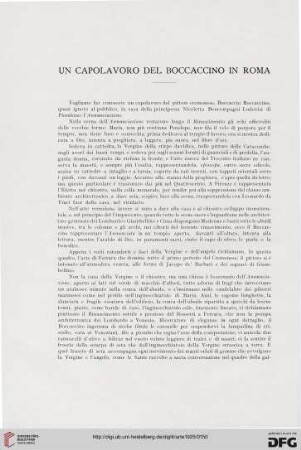 28: Un capolavoro del Boccaccino in Roma