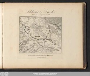 Schlacht bei Dresden, am 27. August 1813.