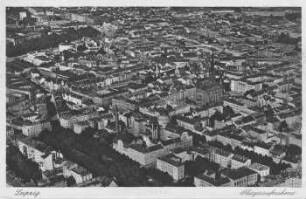 Leipzig, Fliegeraufnahme