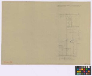 Oberried (Landkreis Freiburg): Rombachhof. Haupthaus (Grundriss des Kellers)