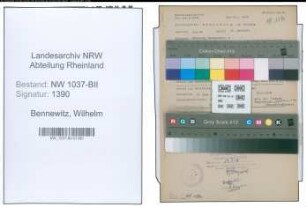 Entnazifizierung Wilhelm Bennewitz , geb. 08.08.1884 (Tierarzt)
