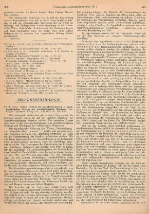 295-297 [Rezension] Heck, Aloys, Äußere Ursachen der Jugendverwahrlosung in moralpsychologischer Deutung und moraltheologischer Würdigung