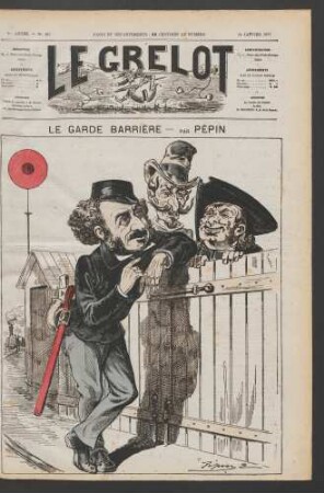 Le garde barrier, par Pépin