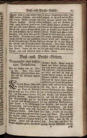 Buß- und Beicht- Gebete.