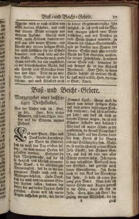 Buß- und Beicht- Gebete.
