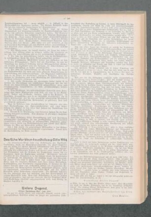 Deutsche Werkbundausstellung Cöln 1914
