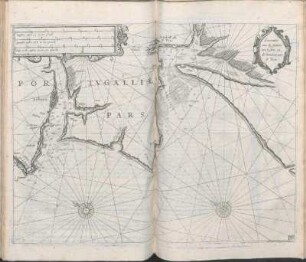 Zeecaart van de Rivier van Lisbon en de bancken voor St. Vves