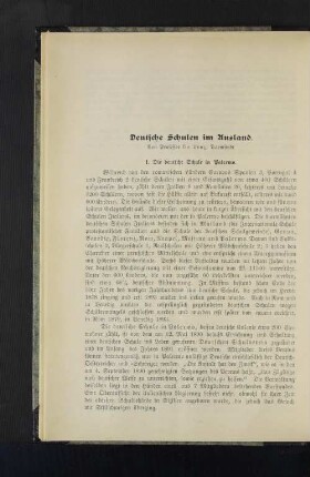 Deutsche Schulen im Ausland.