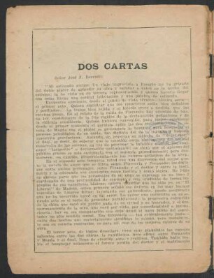 Dos cartas