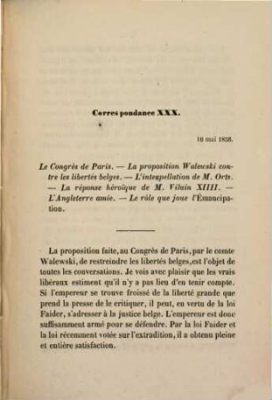 Correspondances politiques : revue des hommes et des choses. 2