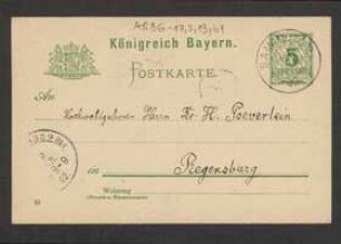 Brief von Georg Fischer an Hermann Poeverlein
