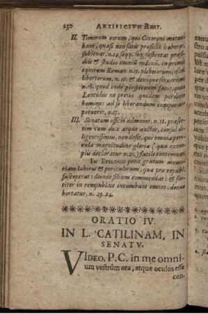 Oratio IV. In L. Catilinam, in Senatu