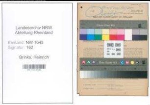 Entnazifizierung Heinrich Brinks , geb. 24.10.1914 (Arzt)