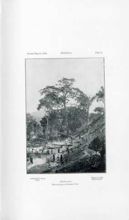 Plate O. Sîgiriya. Sîgiri-gala. Excavations on summit. N.E.