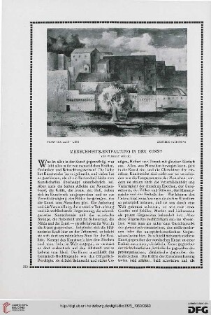 Menschheits-Entfaltung in der Kunst