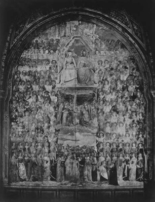 Freskenzyklus nach Dantes Göttlicher Komödie mit dem Jüngsten Gericht, Hölle und Paradies — Das Paradies