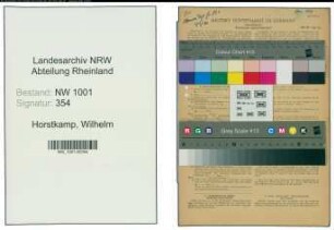 Entnazifizierung Wilhelm Horstkamp, geb. 14.02.1903 (Kaufm.Angest.)