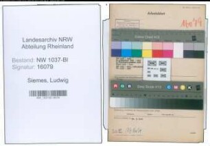 Entnazifizierung Ludwig Siemes , geb. 16.08.1897 (Lehrer)