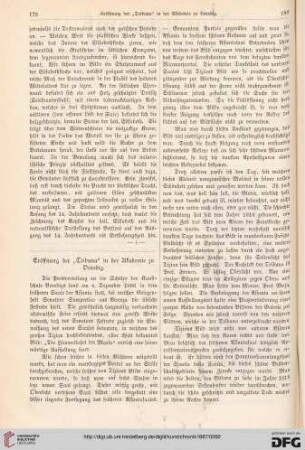 Eröffnung der "Tribuna" in der Akademie zu Venedig