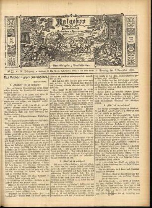 Ausgabe vom Samstag, den 03. November 1906.