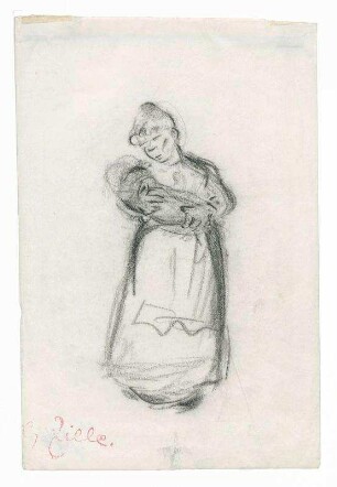 Frau mit Säugling