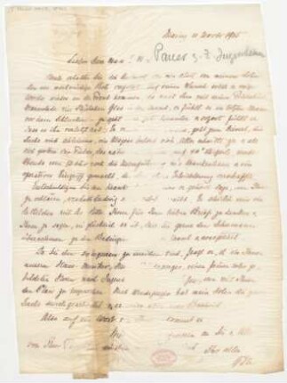 Brief an Max Pauer : 11.11.1915