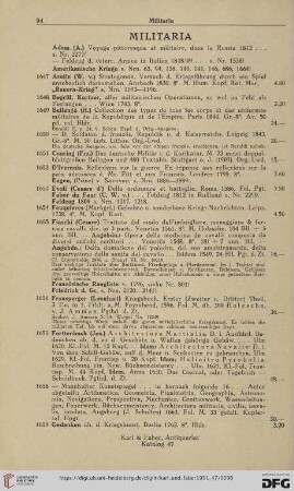 Militaria (Nr.1647-1704)