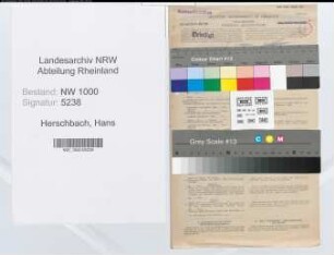 Entnazifizierung Hans Herschbach, geb. 30.05.1896 (Postbeamter)
