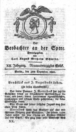 49. Stueck, 3. Dezember 1821