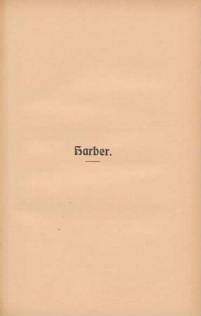 Harber