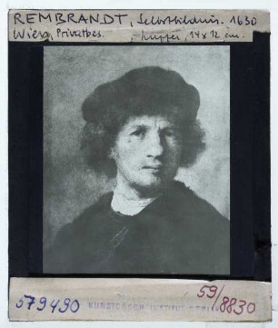 Rembrandt, Selbstbildnis (Stockholm NM 5324)