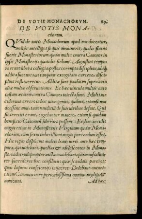 De Votis Monachorum.
