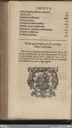 Errata quae irrepserunt, sic corrigat lector benevolus