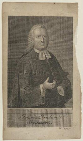 Bildnis des Johann Joachim Spalding